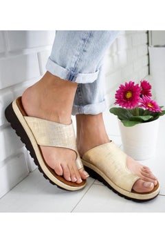 Buy Summer flat toed casual sandals and slippers for women's beach sandals in Saudi Arabia