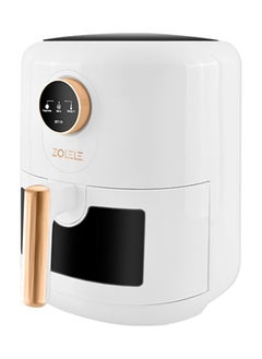 اشتري Zolele ZA004 Smart Electric Non Stick Air Fryer, 4.5L Capacity, Transparent Oven, 6 Cooking Modes, Knob Control, 1400W Power, Low Oil Consumption, Fast and Even Heating, White في الامارات