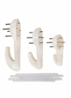 اشتري Picture Hangers for Hardwall Concrete Wall Hanging Photo Frames Drywall Hook Art Painting Display Hangers Clock Wedding Photos Hanging Hardware Kit for Home Office في السعودية