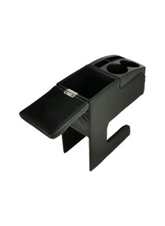 اشتري Car Armrest Car Console Box Multi Functional Console Box Drink Holder Car Center Console Box في السعودية