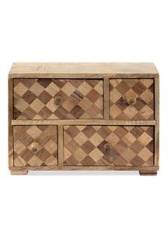 اشتري Major Decorative Drawer, Brown - 30x22 cm في الامارات