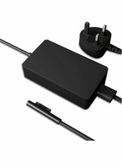 اشتري 65W Power Adapter for Surface Pro, AC Power Supply Charging Cable, UK Plug Additional USB Port, Surface Charger Compatible for Microsoft Surface Pro X 7/6/5/4/3, Surface Laptop, Surface Book في السعودية