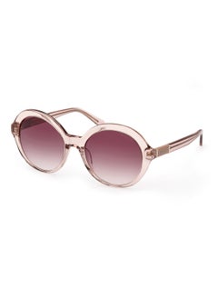 اشتري Women's UV Protection Round Shape Acetate Sunglasses GA809457F55 - Lens Size: 55 Mm - Shiny Beige في الامارات