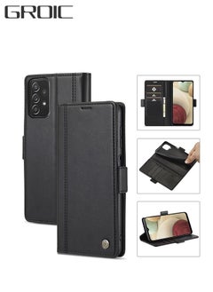 Buy Galaxy A53 5G Wallet Case 6.5 Inch, PU Leather Flip Folio Phone Case with Card Holders RFID Blocking Kickstand [Shockproof TPU Inner Shell] in Saudi Arabia