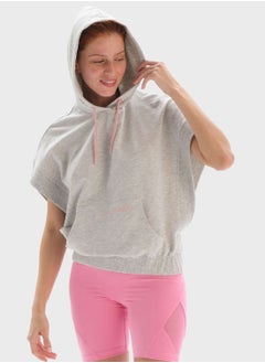 اشتري Knitted Drawstring Hoodie في الامارات