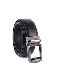 Buy Leather Belt for Men - Perfect for Formal and Casual Wear - Adjustable Waistband up to 46 Inches - Auto lock Belt for Formal and Casual Wear (9SF1) in UAE