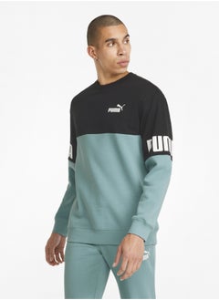 Buy Power Colour-Blocked Mens Crew Neck Sweatshirt in UAE