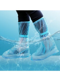 Buy 2Pairs Boot and Shoe Covers Water and Skid Resistant Boot Covers Reusable Rain Shoe Covers for Men Women Galoshes Rain Boots Overshoe in UAE