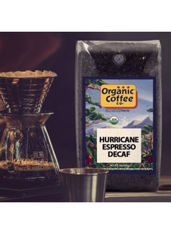 Buy The Organic Coffee Co. Whole Bean Coffee - Decaf Hurricane Espresso Roast (2Lb Bag), Medium Dark Roast, Swiss Water Processed, Usda Organic in UAE