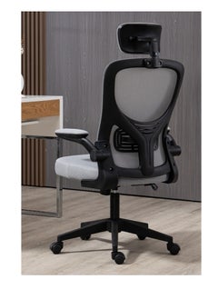 Buy Ergonomically Backrest Designed Swivel Movable and Height Adjustable Office Chair in Saudi Arabia