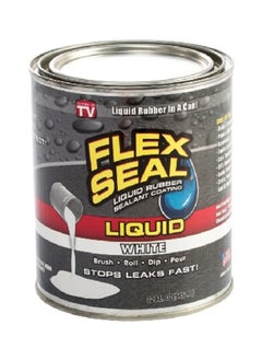 Buy UV Resistant Liquid Rubber Sealant Coating White 945 ml LFSWHTR32 in Saudi Arabia