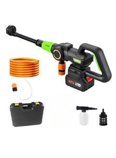 Buy Cordless Pressure Washer,SANJIAN Brushless Power Washer Max 950PSI with 4.0Ah Battery and 6-in-1 Nozzle,3-Speed Portable Washer for Car/Floor/Fences Cleaning in Saudi Arabia