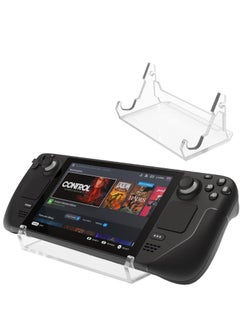 Buy Stand Base for Steam Deck/ROG Ally, Acrylic Display Holder Compatible with Nintendo Switch/Switch Lite/Switch OLED Game Console, Phone, Tablet and Keyboard in UAE