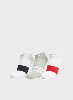 Buy 3 Pack Logo Ankle Socks in UAE