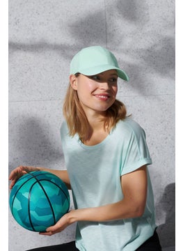 Buy Women Plain Sport Cap, Light Green in UAE