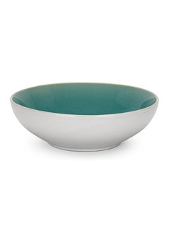 اشتري Ceramic Bowl Azure Celine Series For Cereal, Salad, Pasta, Soup, Dessert, Serving of Rice Dishwasher Safe For Breakfast, Lunch and Dinner 19.5X6 cm في الامارات