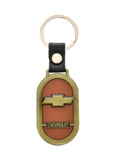 Buy Metal KeyChain Ring with Logo for Chevrolet Car, Metal and leather Chain Keyring Styling Decoration Accessories Waterproof Anti-Scratch  and Buckle Hanging - Multi color in Egypt