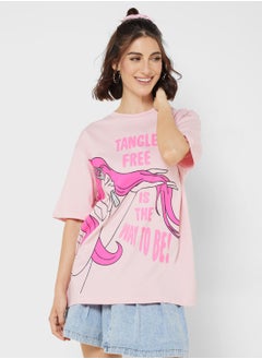 اشتري Princess Oversize Graphic T-Shirt في الامارات