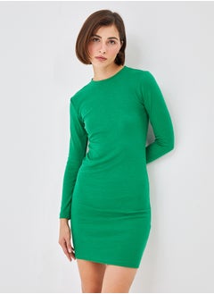 Buy Women's Crew Neck Straight Bodycon Dress in Egypt