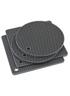 اشتري Food Grade Natural Silicone Placemat Set Heat Resistant upto 250℃ Flexible and Easy to Clean في الامارات
