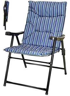 Buy Folding Camping Chair Lightweight Padded High Back Camping Chair for Outdoor Beach Camping and Trekking in Saudi Arabia