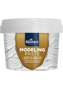 Buy Bluebird Modelling Paste 150GM - High Density, Acrylic Medium - For Texture and Thickness, Dimension Additive in UAE