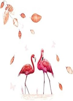 اشتري Romantic Flamingo Art DIY Birds Decorative Wall Sticker في مصر