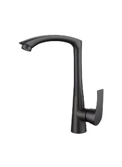 Buy Elegant and Modern Design Stainless Steel Kitchen Mixer Black 1 x 1 x 1 cm JS-K099B in Saudi Arabia