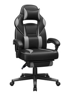 اشتري Songmics Black and Grey OBG073B03 Stylish Gaming Chairs for Playstation, Office, Gaming Station, Home, Study Room في الامارات