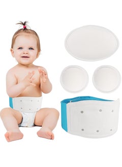 Buy Umbilical Hernia Belt Baby with 3 pcs Foam Compression Pads,Stretchable and Breathable Baby Belly Button Band Hernia for Newborn Umbilical Cord in Saudi Arabia