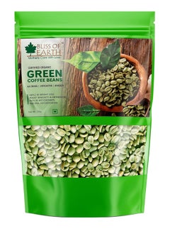 Buy Bliss of Earth Organic Arabica Green Coffee Beans, 250GM in UAE