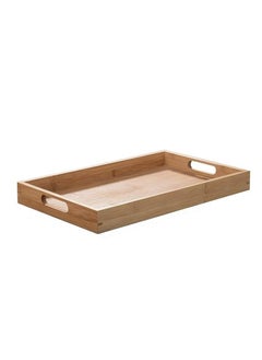 اشتري Wooden Pallet Multi-use Wood Plate Dessert Holder Wooden Serving Dish Wood Serving Tray Food Plate Food Tray Wooden Fruits Plate Snack Plate Bread Dish Dessert Plate Tea Cup Holder في الامارات