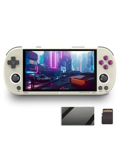 اشتري Smart Pro Open Source Handheld Game Console, Retro Arcade HD 4.96-inch IPS Screen Game Console, Linux System, 5000 mAh Large Battery (Grey) في السعودية