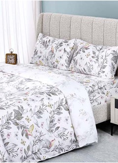 Buy Nasima Duvet Cover and Pillowcase Set, Multicolour - 260x240 cm in UAE