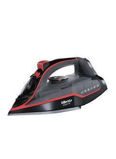 اشتري Mienta Steam Iron, 250 ml, 2200 Watt, Black and Red - SI181438D في مصر