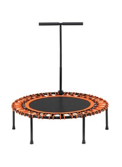 Buy QSHOP® Fitness Trampoline 120cm Indoor Outdoor Trampoline Family Trampoline for Adults with Adjustable Handle, Beautiful Silent Rubber Band Trampoline in Egypt