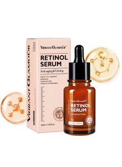 Buy Retinol Face Serum Anti-aging Firming Moisturizing Fade Fine Lines Deep Care Essence 30ml in Saudi Arabia