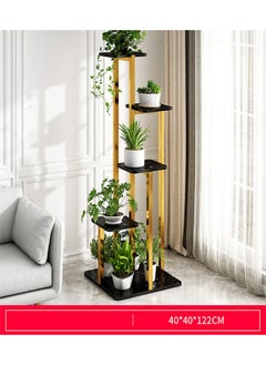 Buy 5-Tier Floor-Standing Flower Pot Display Rack for bedroom and balcony in UAE