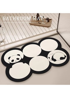 Buy Diatom Mud Anti Slip Bathroom Mat Stylish & Super Absorbent With Soft Material (45cmX70cm) in UAE