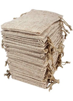 Buy 30 Pack Burlap Bags With Drawstring Gift Bags Jewelry Pouches Sacks For Wedding Party And Diy Craft 5.5 X 4 Inches Presents Festivals in UAE