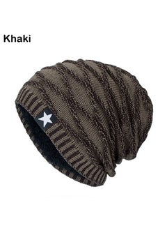 Buy Pentagram Jacquard Men Women Knitted Hat Winter Fashion Casual Hat Beanie in Saudi Arabia