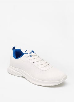 Buy Textured Mens' Sports Shoes with Lace Up Closure in UAE