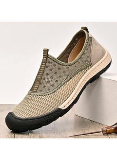 Buy Men's Shoes Summer New Mesh Outdoor Casual Shoes Men's Plus Size Running Shoes Lazy Shoes in Saudi Arabia