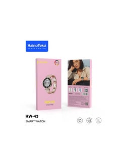 Buy Haino Teko RW-43 Smart Watch with AMOLED Display, 3 Interchangeable Straps, Sleek Design| Call Wireless charging Touch Screen for IOS & android for women in Egypt