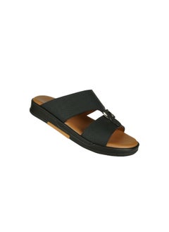 اشتري Barjeel Uno Mens Elegant Sandals MSA-119 Black في الامارات