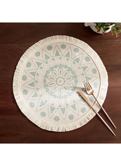 Buy Garga Printed Polyester and Cotton Placemat 38 x 38 cm in Saudi Arabia