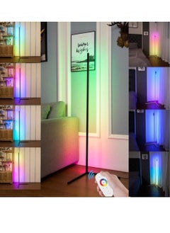 Buy Smart RGB Floor Lamp, LED Floor Lamp Ambient Background Light, Modern Minimalism Color Changing LED Dimmable Torchiere in UAE