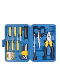 اشتري WMC 16-piece tool set combi screwdriver Imbu size, scissors, in a practical box في الامارات