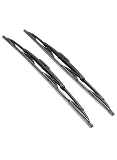 اشتري EMTC Pack of 2 | 16" Inch | EM-405 Metal Wiper Blade Universal Used for more than 98% Cars في الامارات