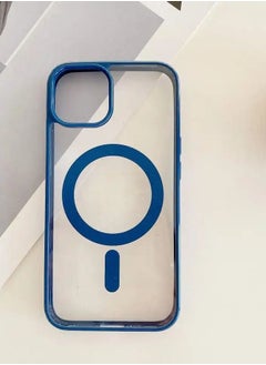 اشتري iPhone 11 Pro Max Clear Case Magnetic Navy Blue في الامارات